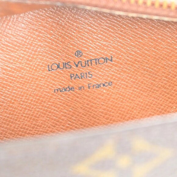 LOUIS VUITTON LV Pochette Homme Clutch Bag Monogram Leather Brown - Picture 6 of 16